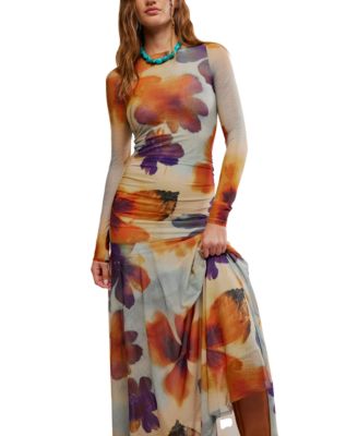 Women's Sunnei Boat Neck Maxi Dress