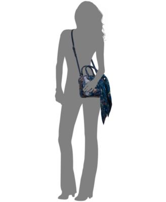 Artena Medium Crossbody Satchel Bag with Scarf