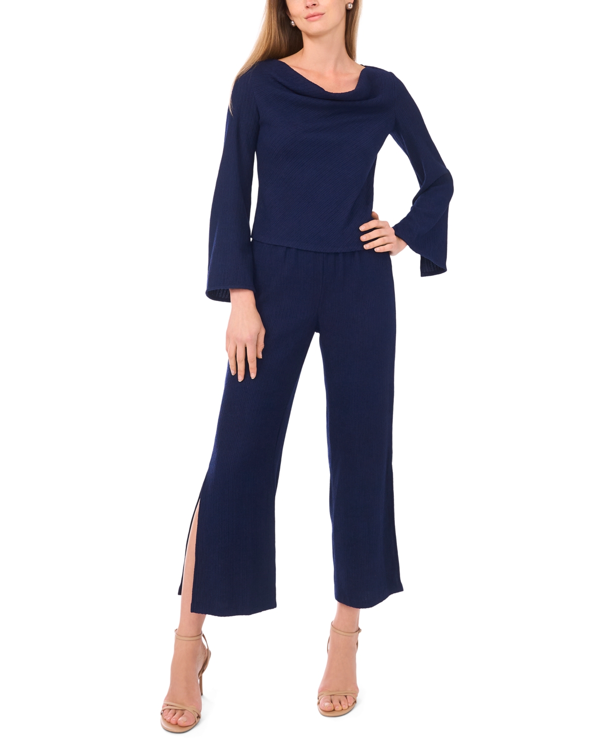 Sam & Jess Women's Long-Sleeve Cowl Neck Top