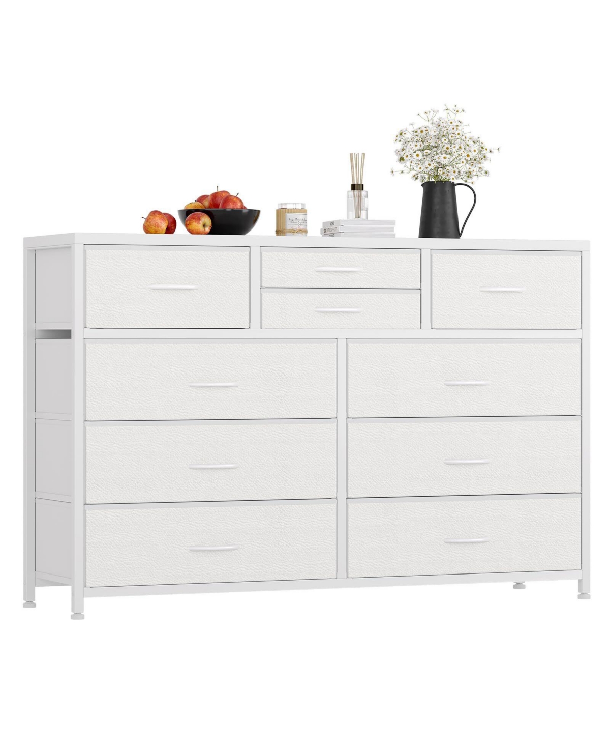 gaomon Dresser for Bedroom Tv Stand for 55" Tv, Entertainment Center with 10 Drawers