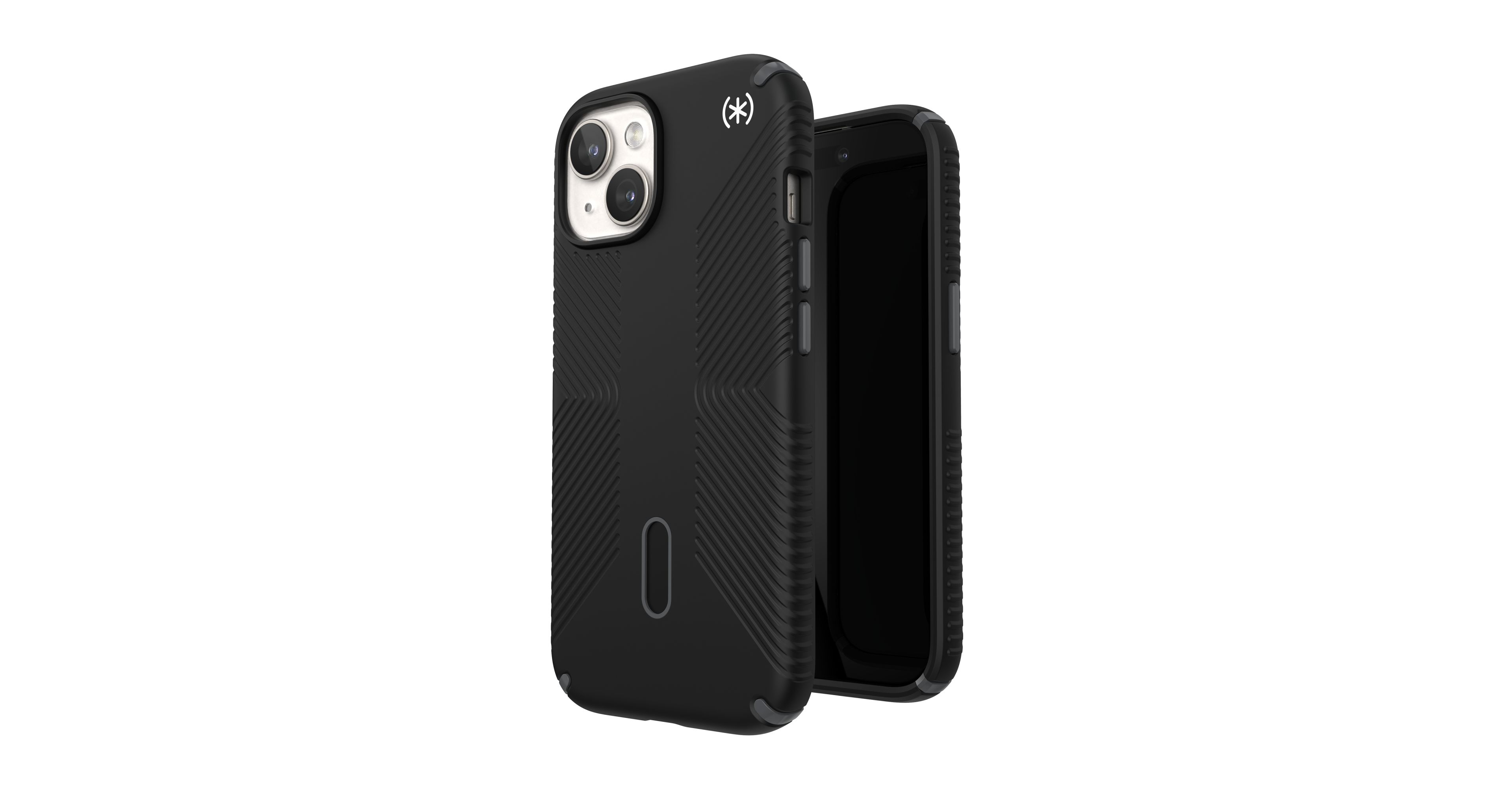 Speck Presidio2 Grip MagSafe Protective Case Compatible with Apple iPhone 15, 14, 13, and 16e