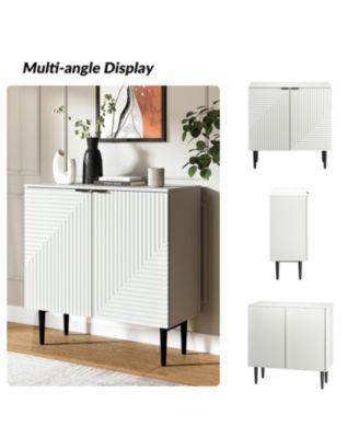 Burkart 35"Tall And 2Doors Modern Accent Cabinet