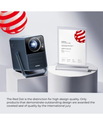 Poseidon E40 4K Supported Smart Projector With Android TV, Netflix Certified, 1000 ANSI Lumens Projector Native 1080P, Dolby Audio