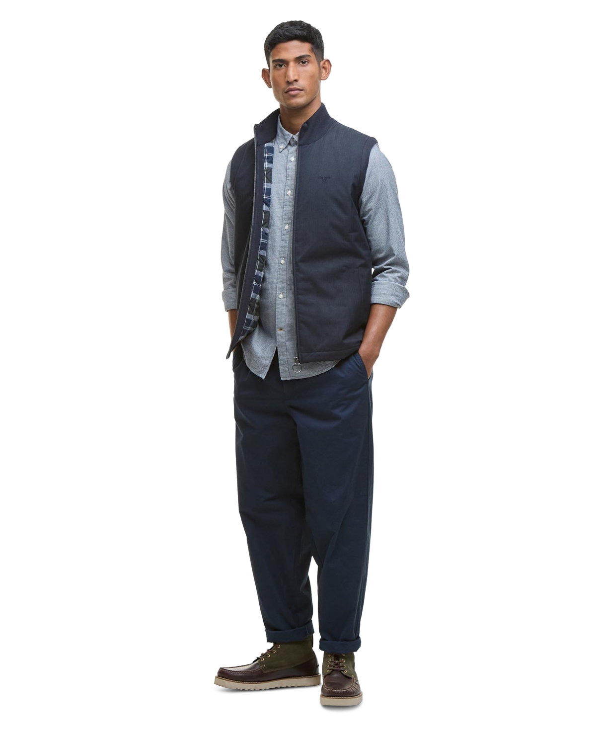 Barbour Men's Dryburn Knitted Gilet Full-Zip Vest