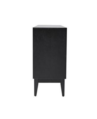 Dennis Mid-Century Modern 63"Wide 4 Door Sideboard with Adjustable Shelves