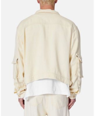 Men's Brushed Twill Cargo Jacket.