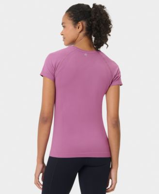 Women's Athlete Seamless Workout Crewneck T-Shirt