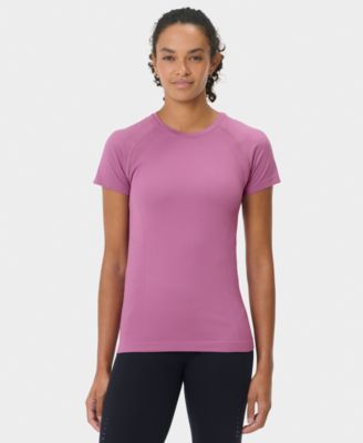 Women's Athlete Seamless Workout Crewneck T-Shirt