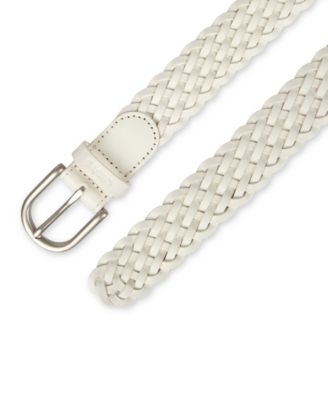 Women's Fully Adjustable Leather Braided Belt