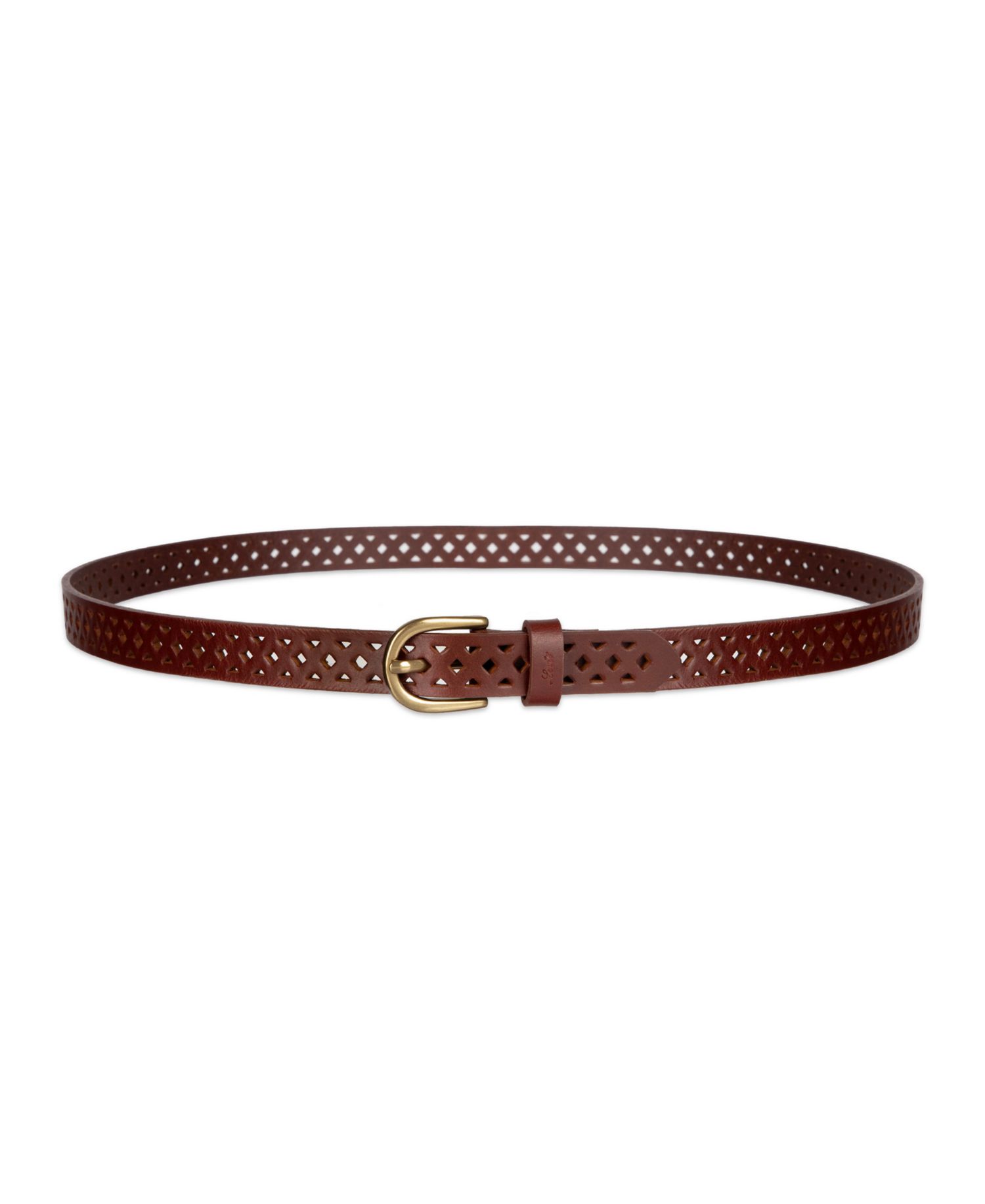 Women's 2-Pack Perforated and Reversible Skinny Casual Belt Set