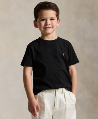 Polo Ralph Lauren Toddler Little Boys Cotton Cotton Jersey T-Shirt - Polo Black 30$