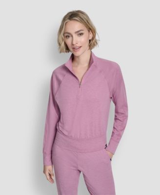 Women's Space Dye Half-Zip Top