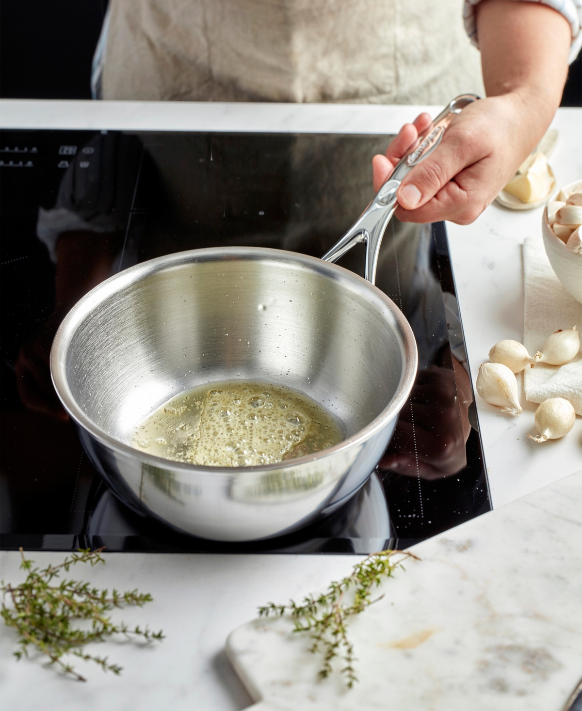 Demeyere Atlantis 7 Stainless Steel 2.1-Quart Saucier