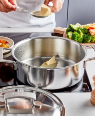 Industry 5 Stainless Steel 4-Quart Deep Saut&eacute; Pan