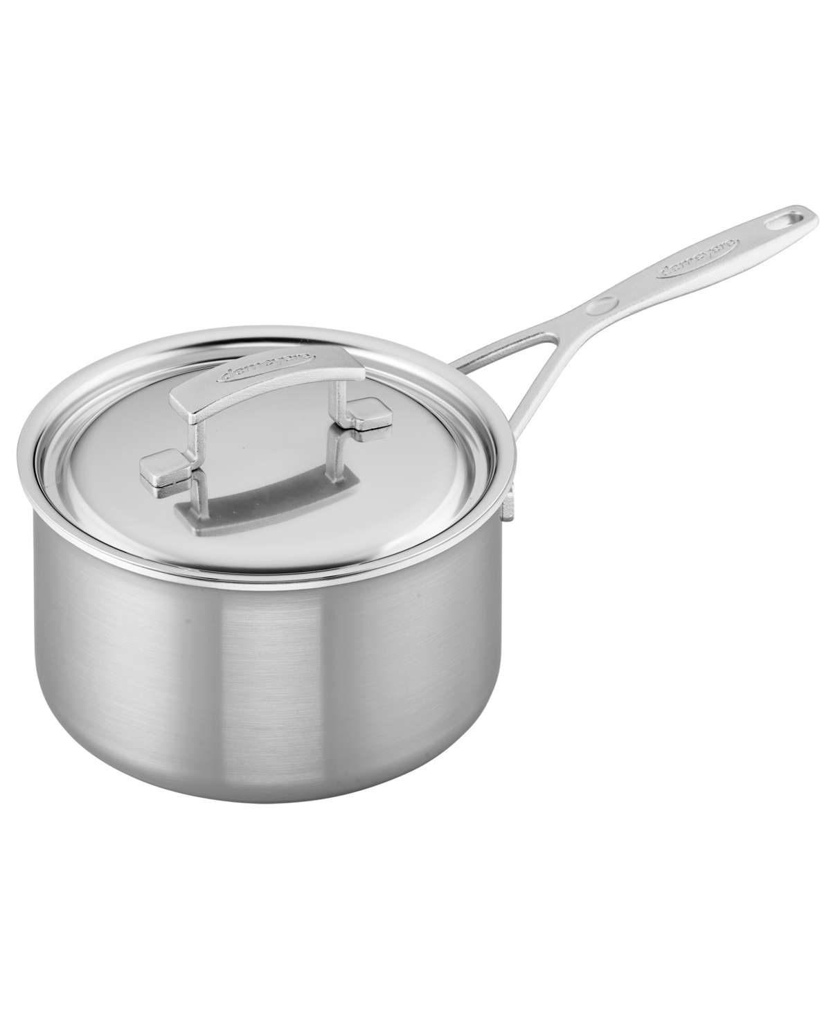 Demeyere Industry 5 Stainless Steel 3-quart Saucepan In Metallic