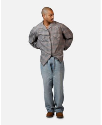 Men's Mem's Faded Print Flannel Shirt