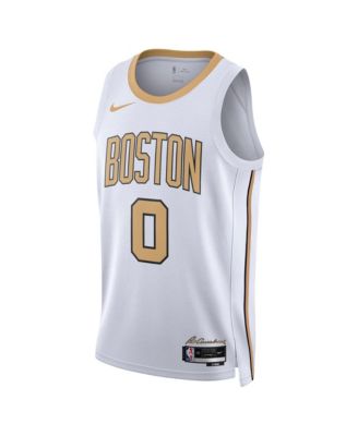 Men's and Women's Jayson Tatum White Boston Celtics 2025/26 City Edition Swingman Jersey