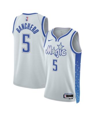 Nike - Men's and Women's Paolo Banchero Silver Orlando Magic 2025/26 City Edition Swingman Jersey