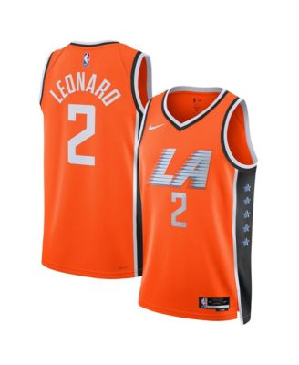Nike - Men's and Women's Kawhi Leonard Orange La Clippers 2025/26 City Edition Swingman Jersey