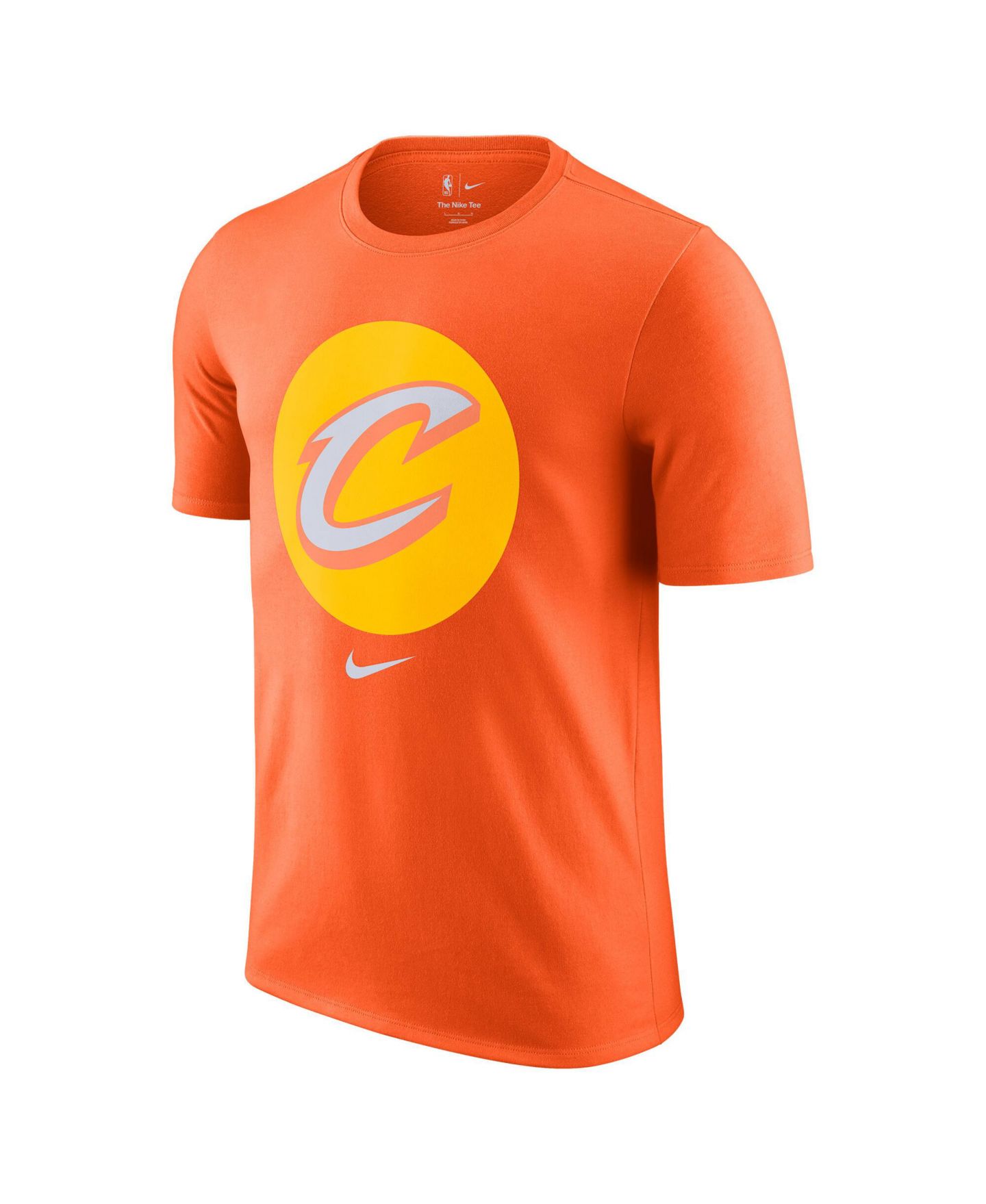 Мужская футболка Nike Orange Cleveland Cavaliers 2025/26 City Edition Remix Essential Logo — фото 2
