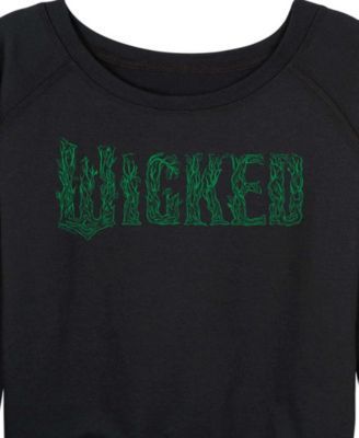 Plus Size French Terry Long Sleeve Pullover