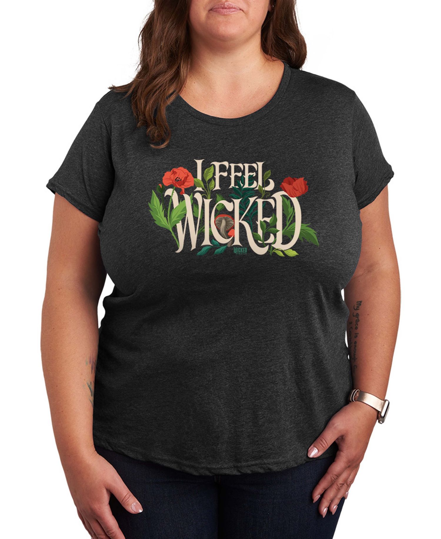 Plus Size Wicked Short-Sleeve Graphic T-Shirt