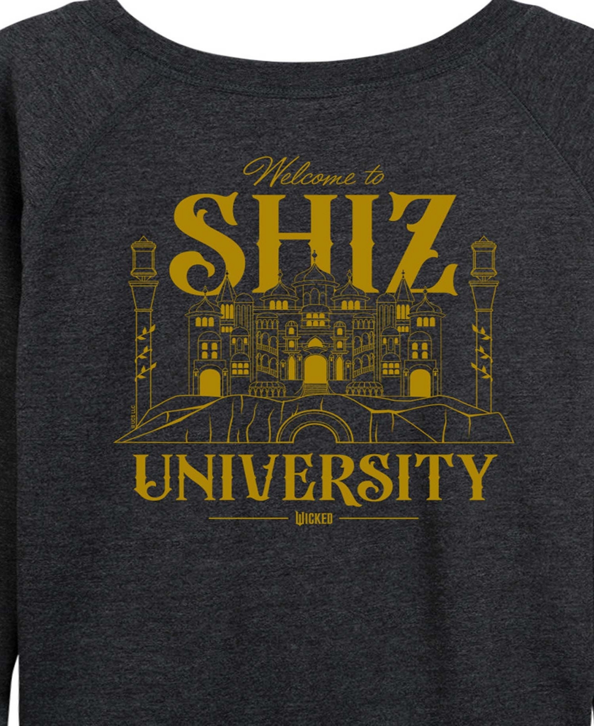 Hybrid Apparel Plus Size French Terry Long Sleeve Pullover Top In Black