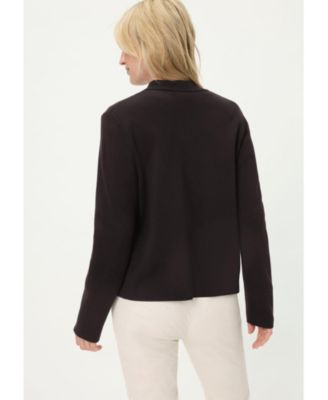 Women's Collared Zip Front Cardigan