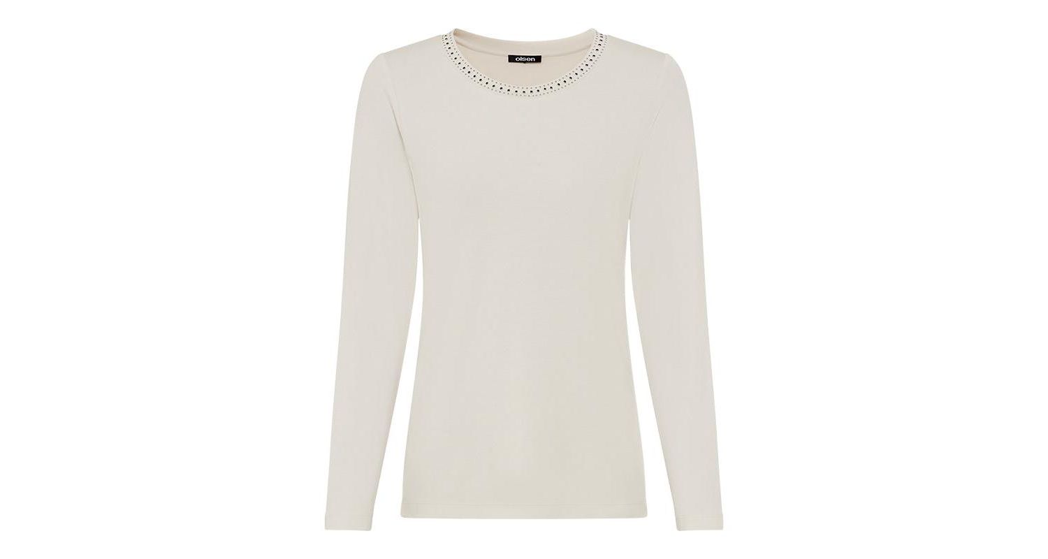 Women's Rhinestone Trim T-Shirt