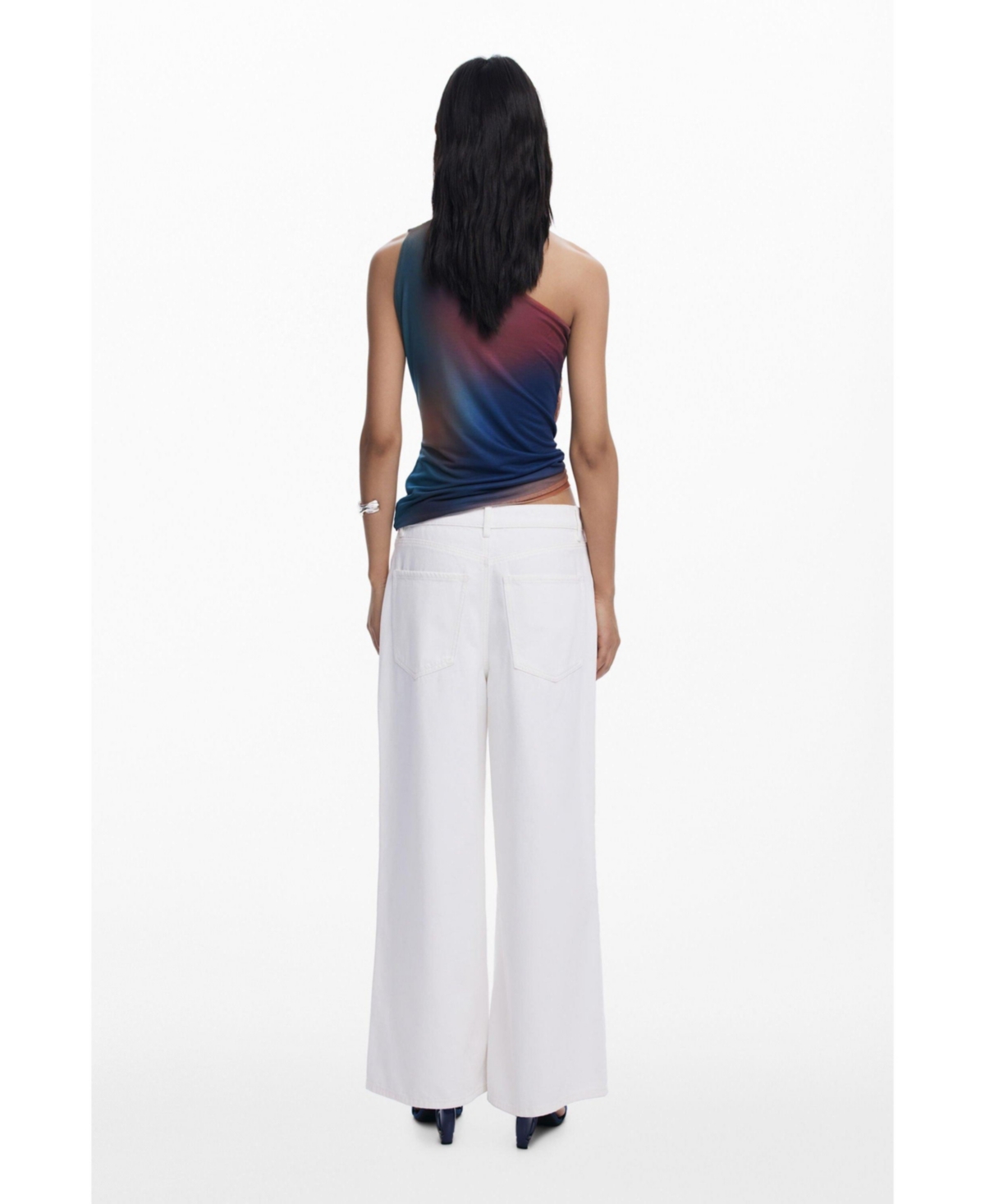 Desigual Women's Knot neckline T-shirt