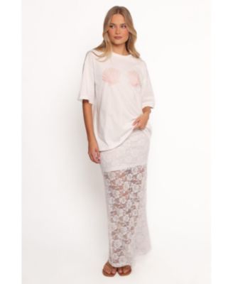 Women's Laken Sheer Lace Maxi Skirt