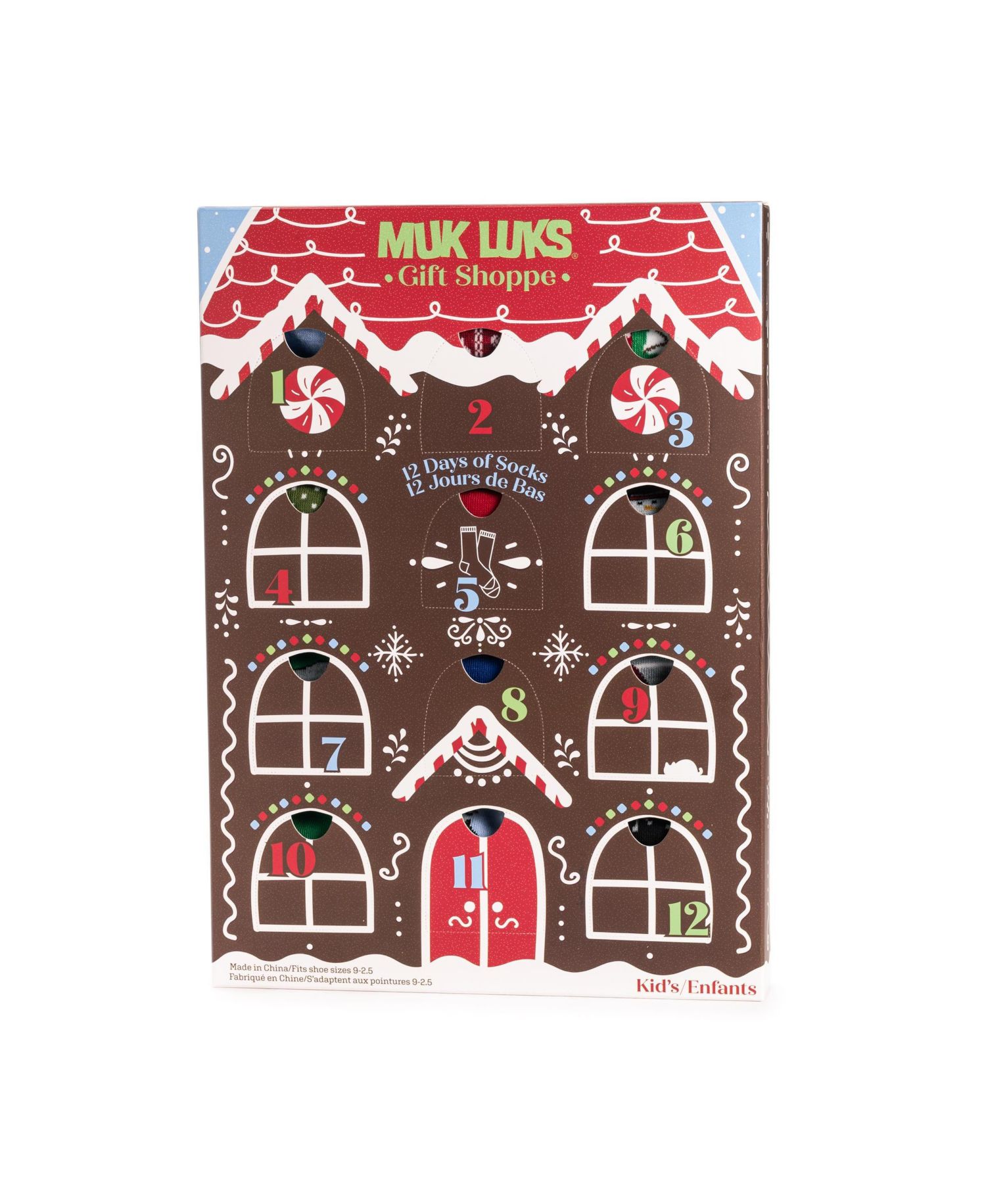 Kids 12 Days of Christmas Socks