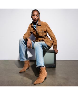 Women's Deesha Studded Two Zip Short Boots