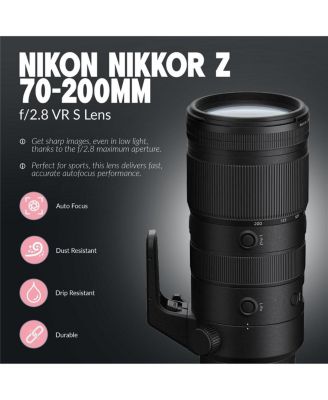 Z 6II Mirrorless Camera with f/2.8 VR S Lens,Camera Bundle Prepaid Subscription,Lithium-Ion Battery Pack,Filter Kit with UV,Glass Screen