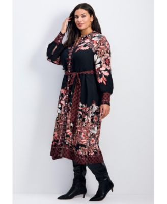 Women's Plus Size La Luna Shirtdress