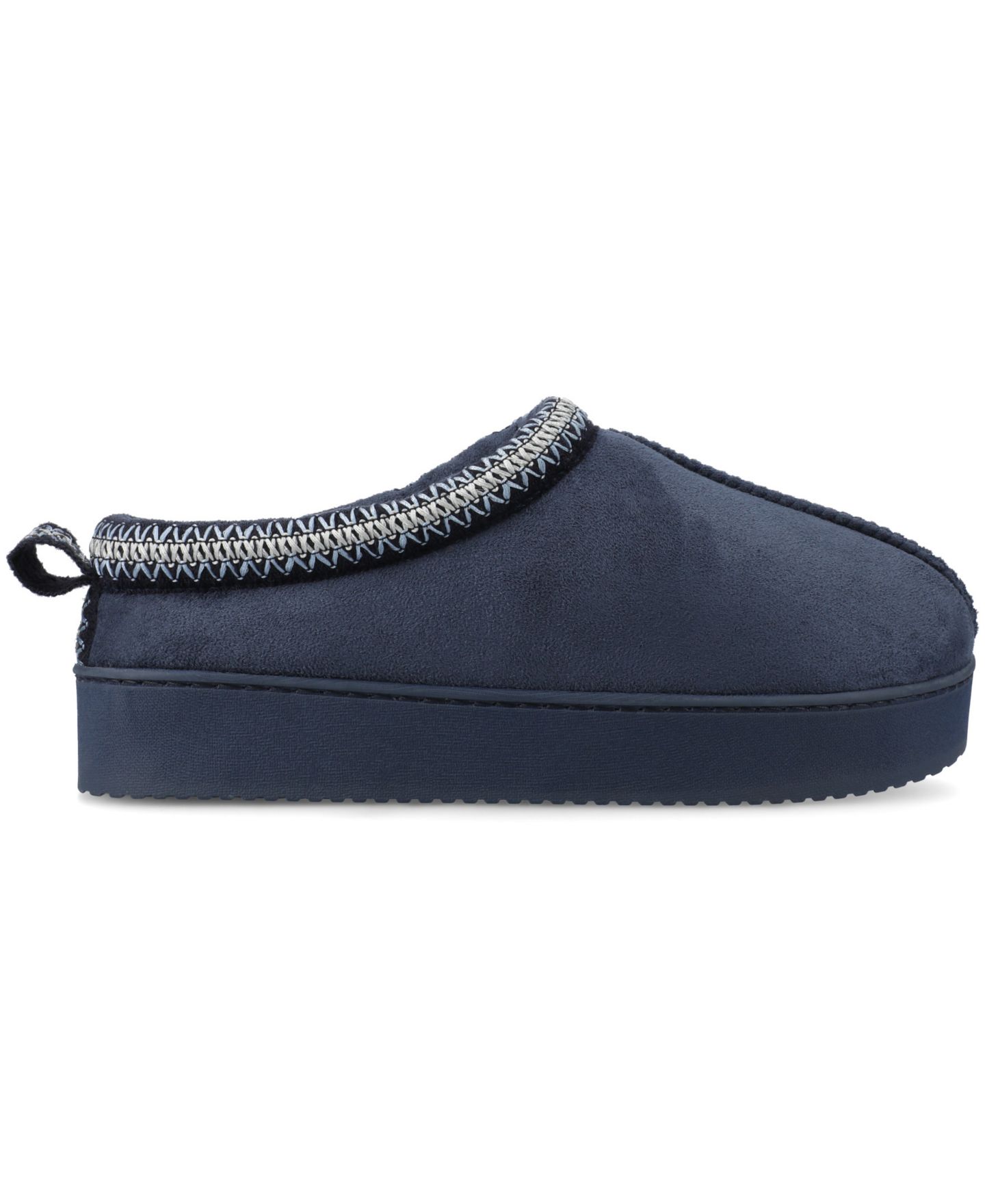 Женские сабо Journee Collection Connway Slip-On Clog Slippers, цвет: Тёмно-синий — фото 2