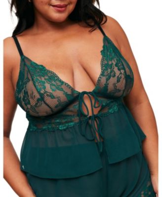 Women's Tammy Plus-Size Camisole & Shorts Set Lingerie