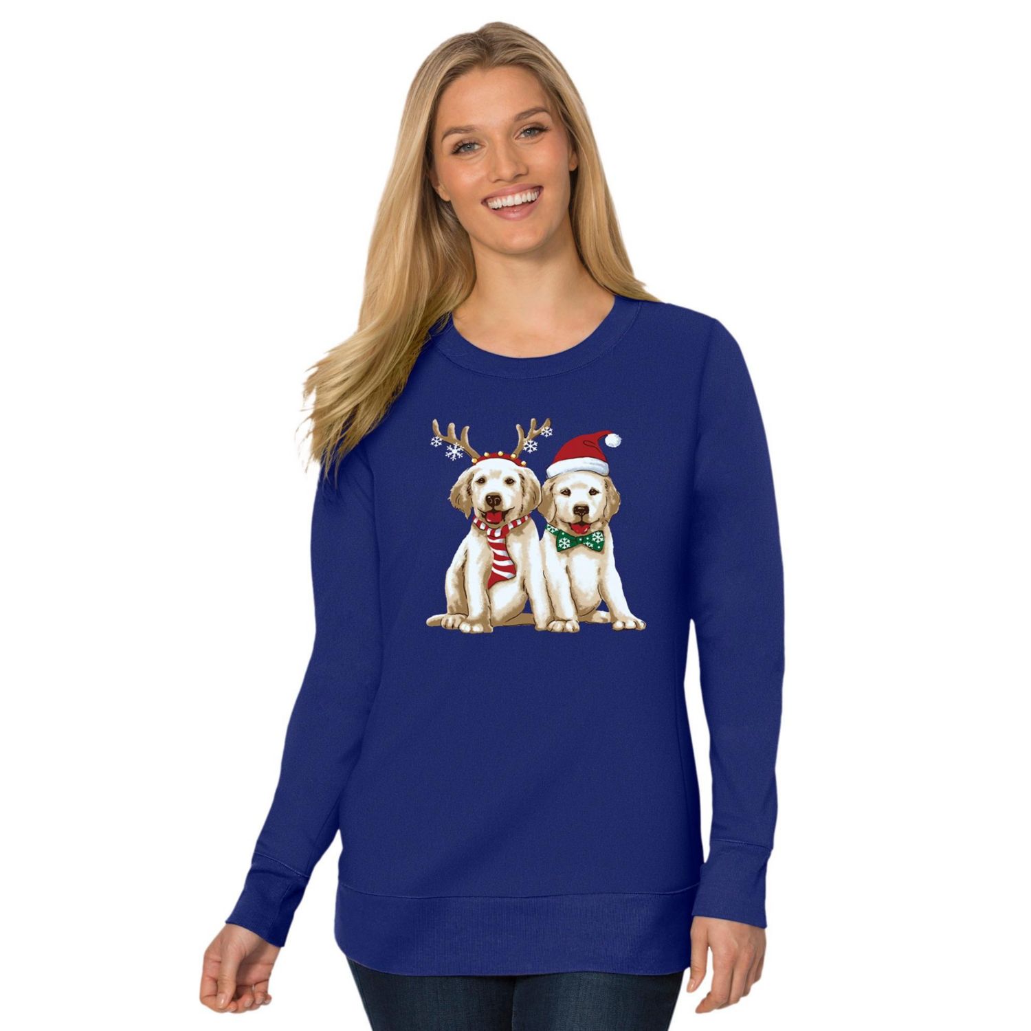 Evening Синий Festive Dogs