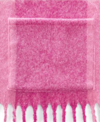 Women's Brushed Blanket Fringe Scarf