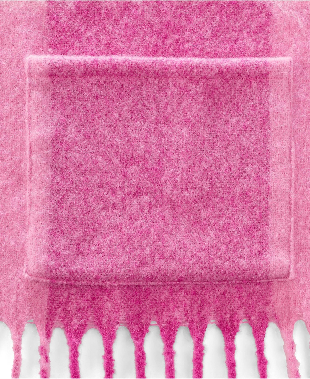 Lands' End Women's Brushed Blanket Fringe Scarf