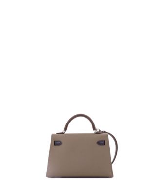  Kelly 20 Handbag Tricolor Epsom with Palladium Hardware
