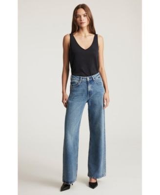 Women's Florida Wide Leg In Dark Used Classic Blue