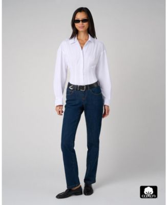 Women's Balloon Sleeve Button Up Bodysuit