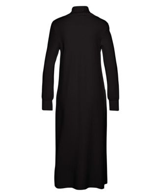 Women's Long Length Knit Cardigan With Pockets