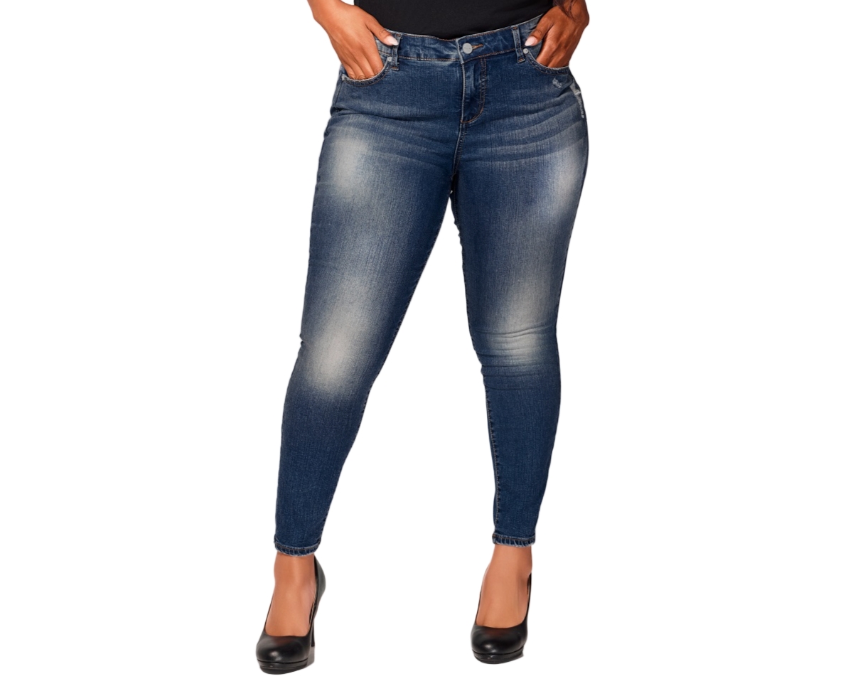 Slink Jeans Women's Denim mid rise ankle skinny 29" inseam - Sienna