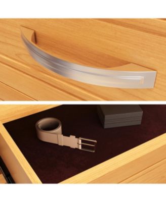 Solid Wood Reach-In Closet Organizer with 4 Drawers