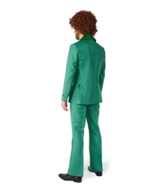 Men's Disco Costume Suit - Saturday Night Fever Outfit - Blazer And Flare Pants - Orange