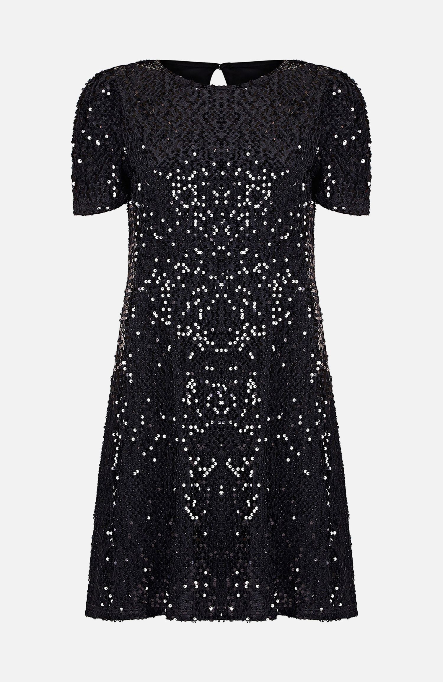 Women's Sequin Tunic Mini Dress