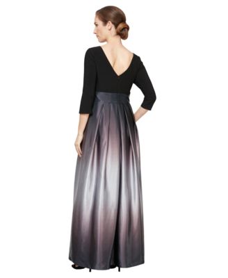 Women's 3/4-Sleeve Ombr&eacute; Gown