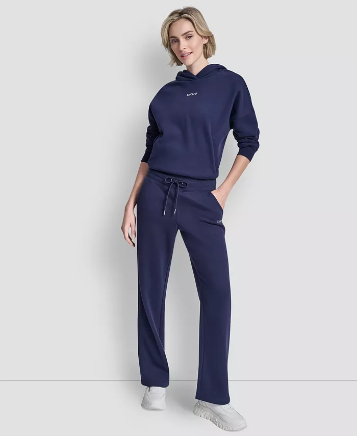 Women's Metallic Bubble Open Leg Pull-On Pants - thumbnail 2